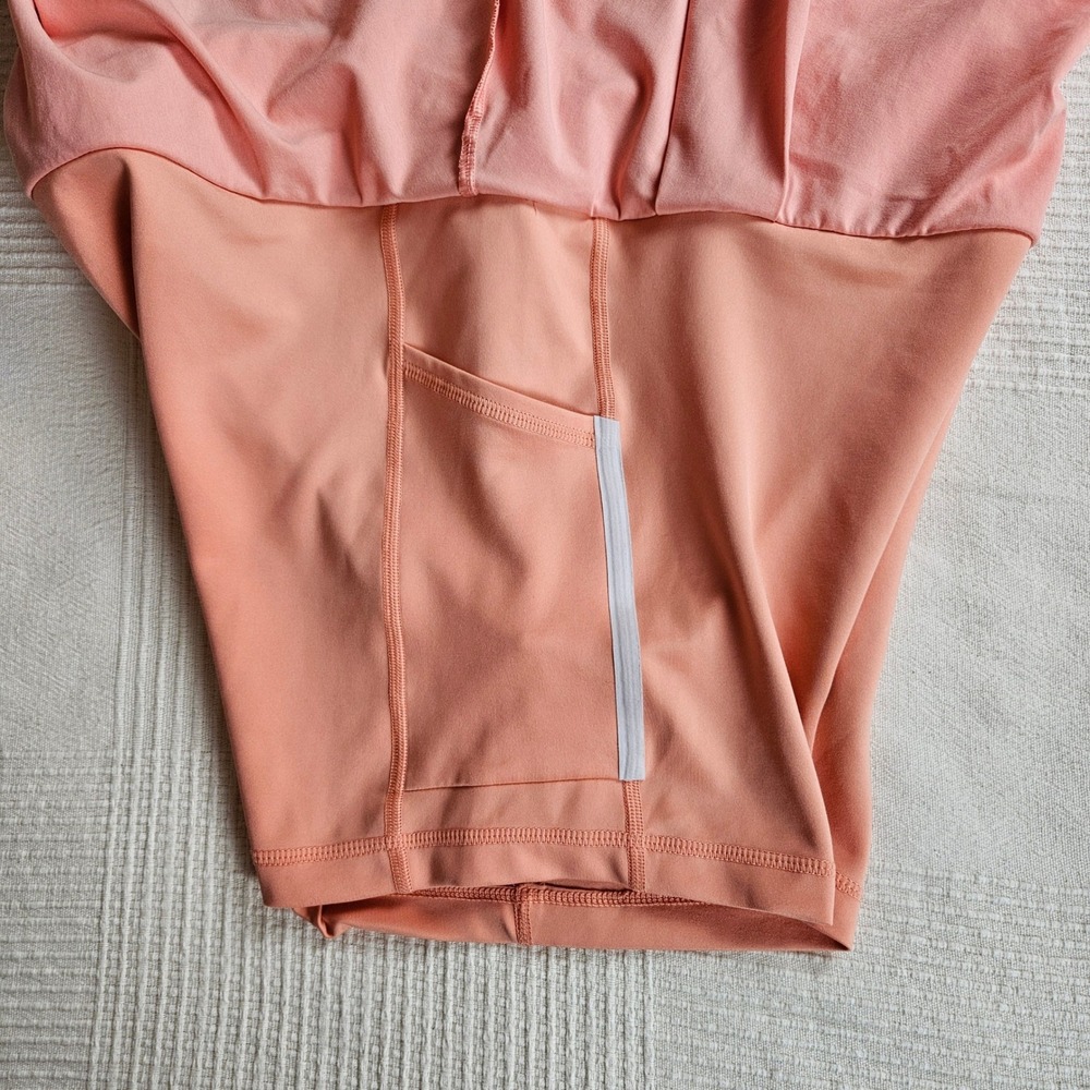 Nike Dri Fit Tennis Skirt Shorts Skort Peach Pink Pleated Athletic Womens L - Picture 9 of 9